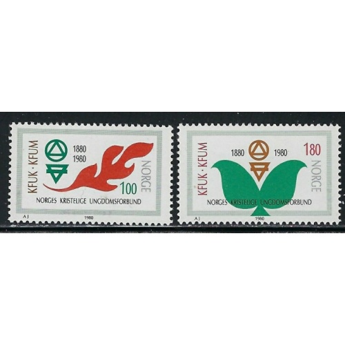 Norway 757-58 MNH 1980 set (an5278)