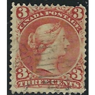 Canada 25 Used 1868 issue (an1996)