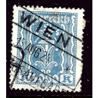 Austria 286 Used 1923 issue some paper remnants    (ap3511)