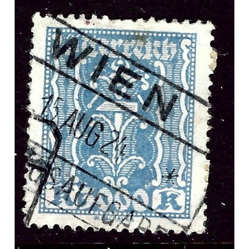 Austria 286 Used 1923 issue some paper remnants    (ap3511)