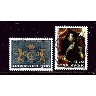 Denmark 847-48 Used 1988 Christmas    (ap5553)