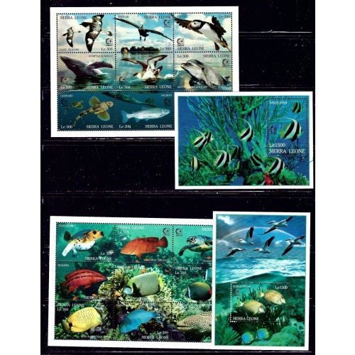 Sierra Leone 1799-1802 MNH 1995 Marine Life    (ap2302)