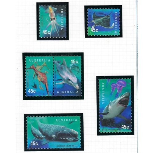 Australia 1702-07 MNH 1998 Marine Life (fe1343)