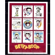 Comoro Is 832A MNH 1998 Betty Boop Sheet of 9