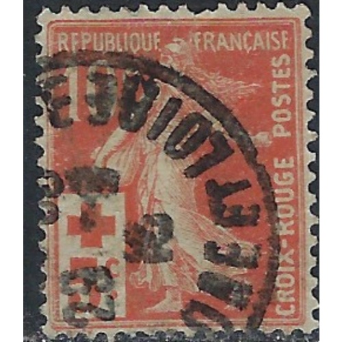 France B2 Used 1914 issue; short perf (ak5778)