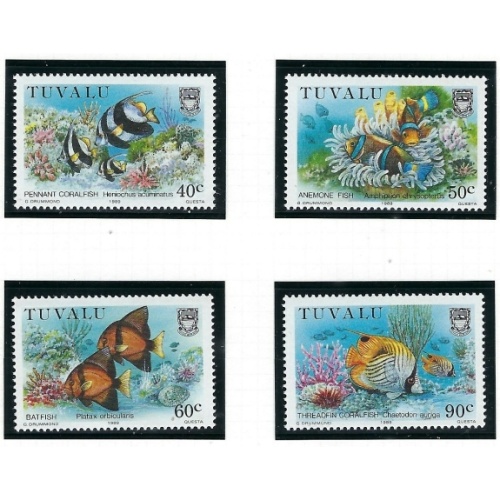 Tuvalu 524-27 MNH 1989 Fish (ak1112)