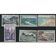 France 719-24 Used 1954 set (an3923)