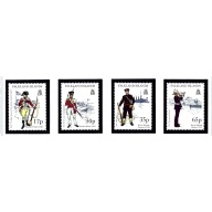 Falkland Is 716-19 MNH 1998 Military Uniforms