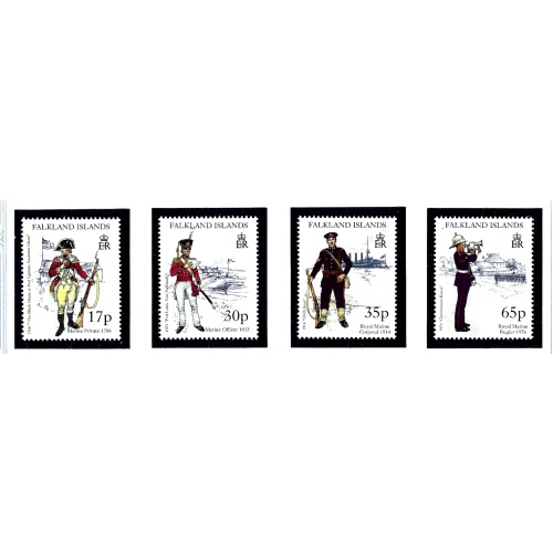 Falkland Is 716-19 MNH 1998 Military Uniforms