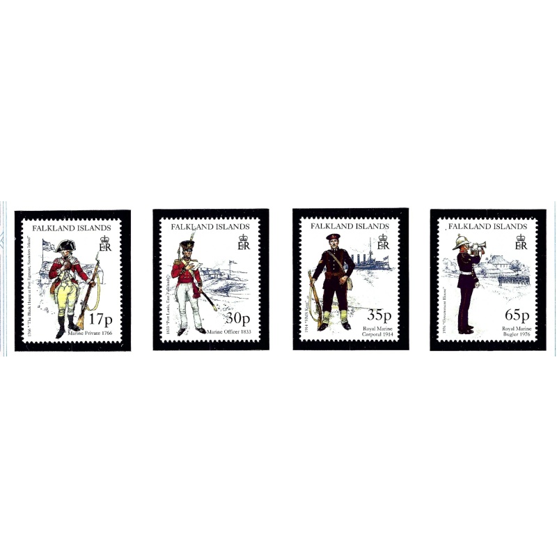 Falkland Is 716-19 MNH 1998 Military Uniforms