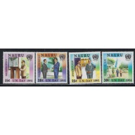 Nauru 232-35 MNH 1981 set (an6629)