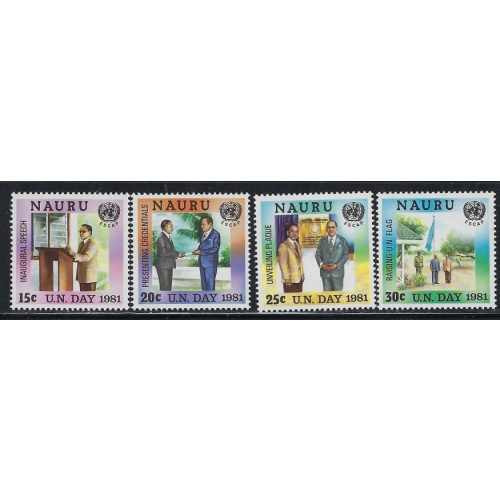 Nauru 232-35 MNH 1981 set (an6629)