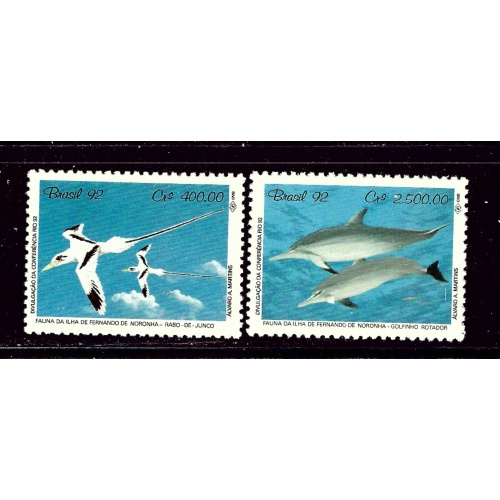 Brazil 2352-53 MNH 1992 Marine Life