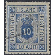 Iceland O16 Used 1902 issue (ak6430)