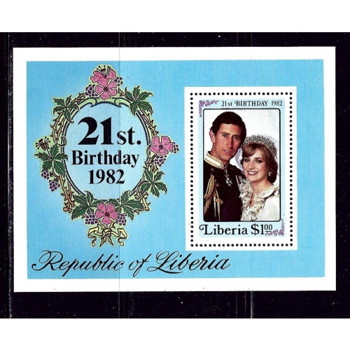 Liberia 961 MNH 1982 souvenir sheet