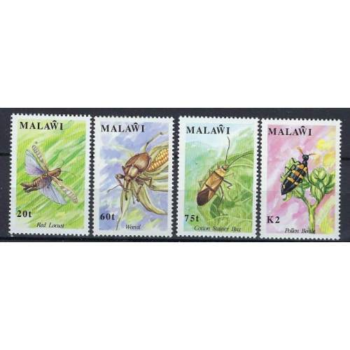 Malawi 590-93 MNH 1991 Insects (mm1053)