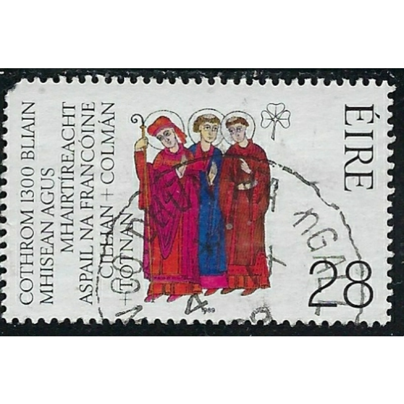 Ireland 748 Used 1989 issue  rounded corner (fe2580)