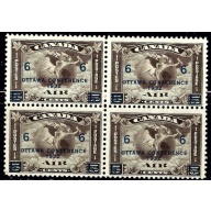 Canada C4 MNH 1932 Block of 4 (ak1859)