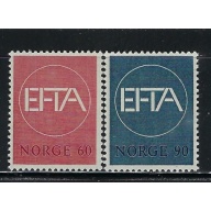 Norway 500-01 MNH 1967 set (an4670)