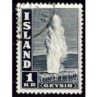 Iceland 208Bd Used 1947 issue  perf 12.5 (ap9290)