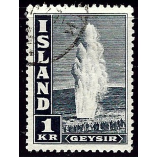 Iceland 208Bd Used 1947 issue  perf 12.5 (ap9290)