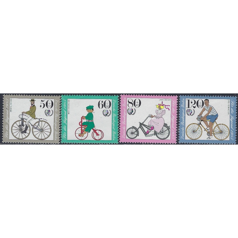 Germany Berlin 9NB223-26 MNH 1985 Bicycles (ak6390)