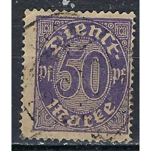 Germany O8 Used 1920 issue (ak3025)