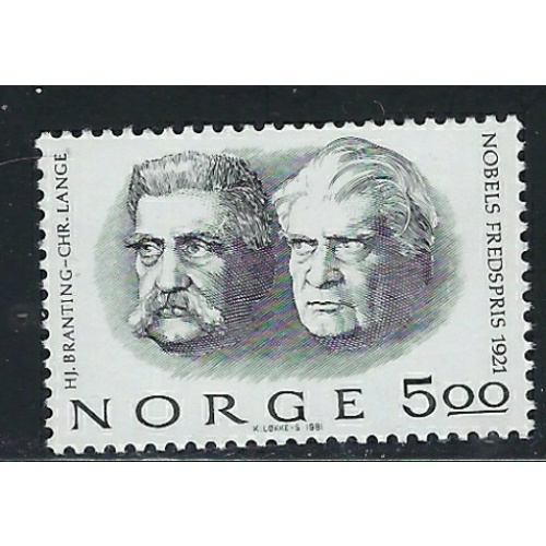 Norway 797 MNH 1981 Nobel Prize Winners (an5717)