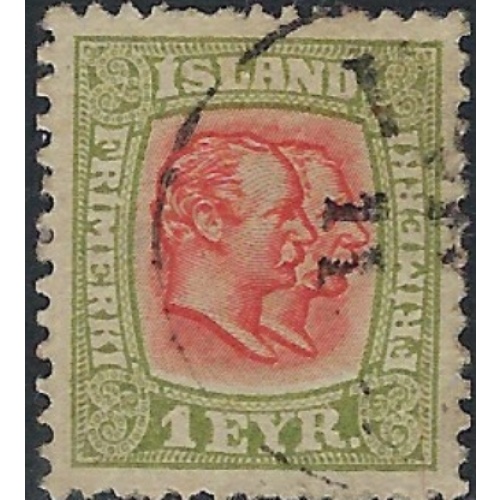 Iceland 71 Used 1907 issue (ak4650)