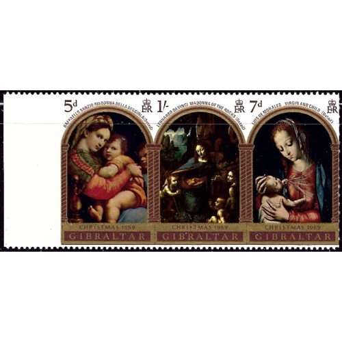 Gibraltar 232a MNH 1969 Christmas (ap2399a)
