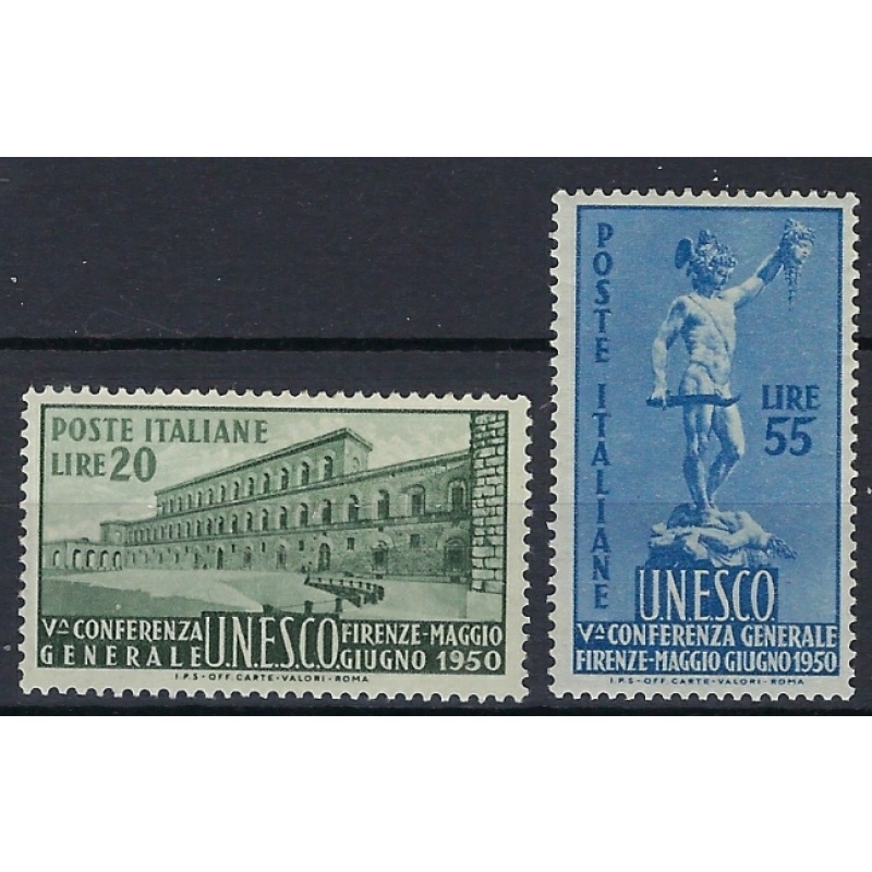 Italy 533-34 MHR 1950 set (an8331)