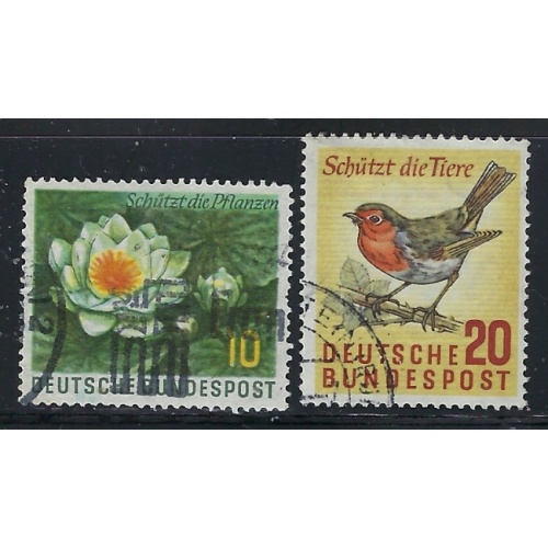 Germany 773-74 Used 1957 set (fe9568)