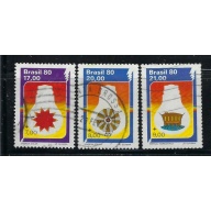 Brazil 1681-83 Used 1980 issues (fe4358)