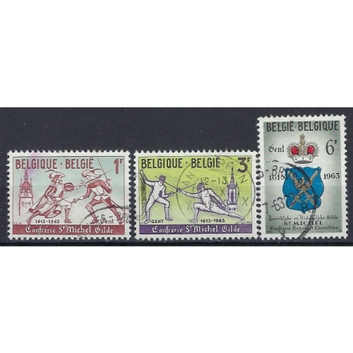 Belgium 588-90 Used 1963 set (an8874)