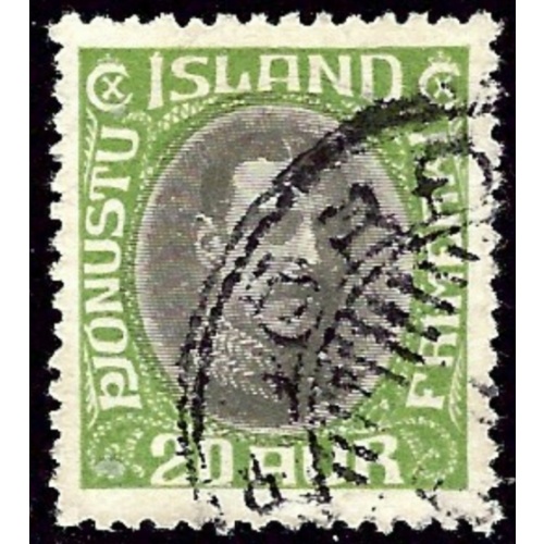 Iceland O45 Used 1920 issue (ap9295)