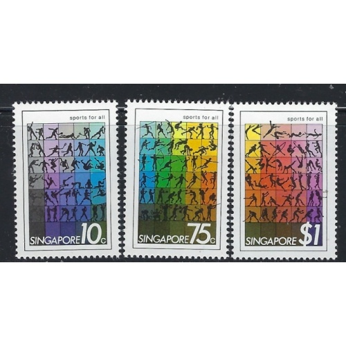 Singapore 375-77 MNH 1981 Sports (fe3974)