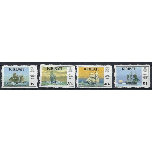 Kiribati 511-14 MNH 1989 Ships (an7957)