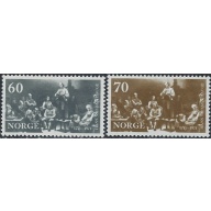 Norway 574-75 MNH 1971 set (ak5656)