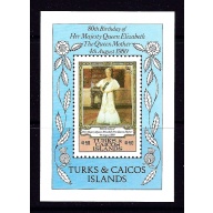 Turks and Caicos 441 MNH 1980 Queen Mother Birthday