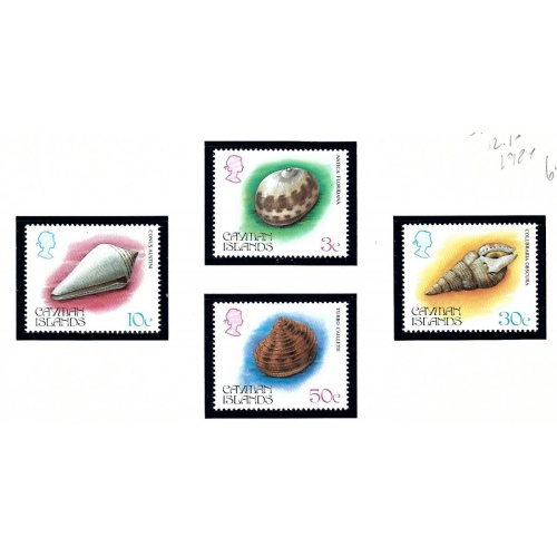 Cayman Is 518-21 MNH 1984 Seashells