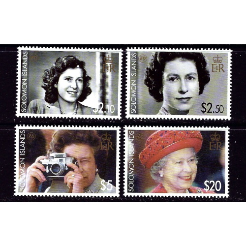 Solomon Is 1039-42 MNH 2006 QEII 80th Birthday