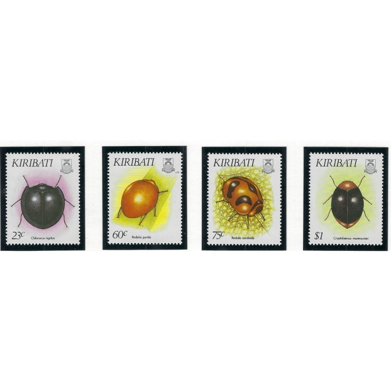 Kiribati 607-10 MNH 1993 Beetles (ak4066)