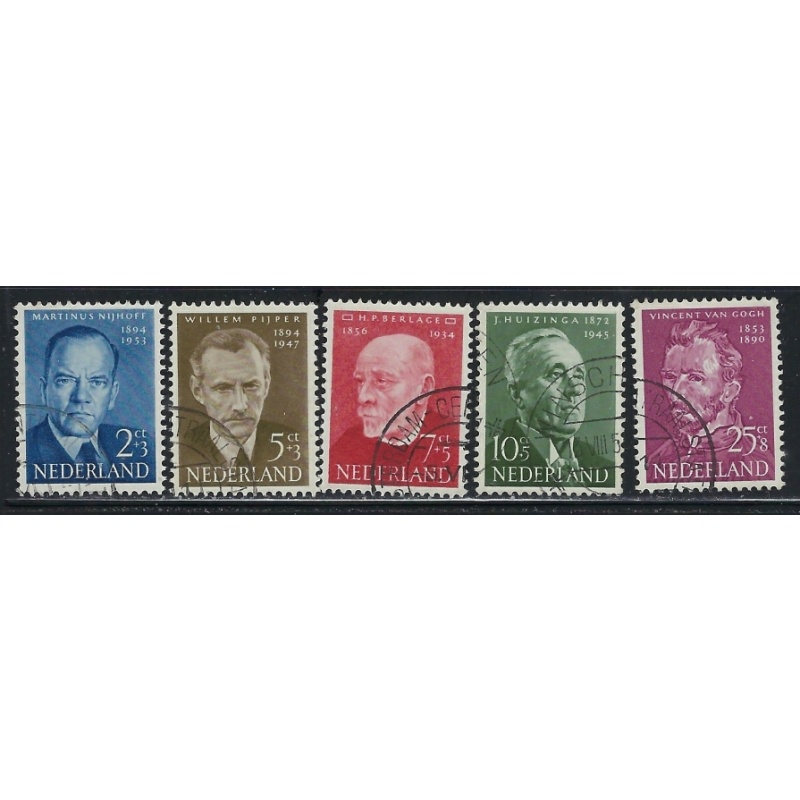 Netherlands B264-68 Used 1954 set (an6591)