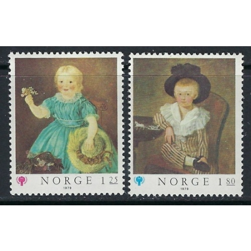 Norway 744-45 MNH 1979 Intl Year of the Child (ak3260)