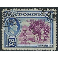 Dominica 101 Used 1942 issue (ak3191)