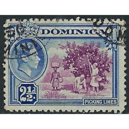 Dominica 101 Used 1942 issue (ak3191)