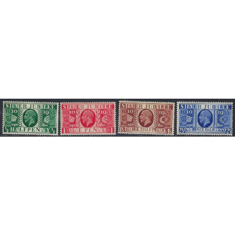 Great Britain 226-29 MNH 1935 KGV Silver Jubilee (ak6612)