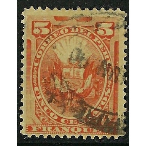 Peru 108 Used 1886 issue (an6722)
