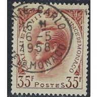 Monaco 406 Used 1957 issue (ak5208)