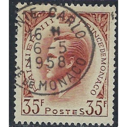 Monaco 406 Used 1957 issue (ak5208)